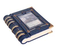 MTG Commander EDH Command Zone/Tray for Magic The Gathering - With Damage, Cast & Life Counters. Store your Commander Deck's Dice & Tokens inside (up to 30 Sleeved Cards)- MTG Accessories Gift (Blue)