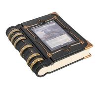 MTG Commander EDH Command Zone/Tray for Magic The Gathering -With Damage, Cast & Life Counters. Store your Commander Deck's Dice & Tokens inside (up to 30 Sleeved Cards)- MTG Accessories Gift. (Black)