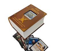 MTG Commander Tray - Command Zone,Portable Playmat Companion, DND Stat Tracker,MTG Accessories Gift Storage for Card Tokens Inside and Dice.（Brown）