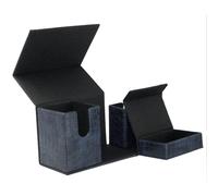 MTG Deck Box | Card Storage Box | MTG Commander Deck Box TCG (Blue) | Dragon Shield Ultimate Guard Kids Card Holder | Card Deck Box Holds 192 Cards + 15 Dice | 3 Compartment TCG Deck Box (Blue)