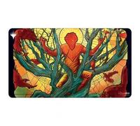 MTG Dominaria United Playmat G featuring The Raven Man