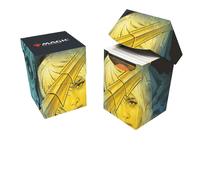MTG Duskmourn 100+ Deck Box featuring The Wandering Rescuer (Double Exposure Alt)