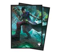 MTG Duskmourn Deck Protector Sleeves featuring Winter, Cynical Opportunist (Commander) (100)