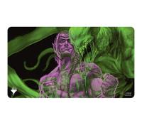 MTG Duskmourn Playmat featuring Tyvar, the Pummeler (Double Exposure Alt)