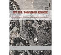 MTG EDH / Commander Notebook: An easy fast way to track life, commander damage and poison counters!