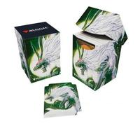 Ultra Pro - Final Fantasy x Universes Beyond Summon Fenrir 100+ Deck Box for Magic: The Gathering | Trading Card Accessories, Collectible Card Game Gear, Fantasy Gaming Supplies