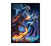 Ultra Pro Mtg Final Fantasy Deck Protector Sleeves Featuring Ifrit Vs Bahamut (100)