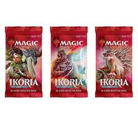 MTG Ikoria: Lair of Behemoths - 3 Booster Packs Draft Lot Bundle