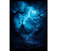 MTG Magic The Gathering (Dimir Blue/Black Graveyard) - 100ct Matte TCG Card Art Sleeves by Ai Armor