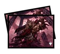 MTG March of the Machine Deck Protector Sleeves A featuring Brimaz, Blight of Oreskos (100)