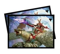 MTG March of the Machine Deck Protector Sleeves B featuring Sidar Jabari of Zhalfir (100)