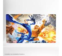 Gamegenic | Magic: The Gathering | Marvel Super Heroes Shiny Playmat - The Fantastic Four | Trading Card Game Accessory | Ages 13+