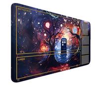 MTG MAT, 24" x 14" MTG Playmats Stitched Edges for MTG TCG Trading Card Smooth Rubber Surface Anti-Slip Mouse Pad with Storage Bag Thickened 3mm