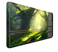 MTG MAT, 24" x 14" MTG Playmats Stitched Edges for MTG TCG Trading Card Smooth Rubber Surface Anti-Slip Mouse Pad with Storage Bag Thickened 3mm