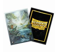 MTG Matte Dual Art Sleeves: Landfall Series - Misty Rainforest (100)