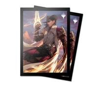 MTG Outlaws of Thunder Junction Deck Protector Sleeves Key Art featuring Kellan, the Kid (100)