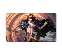 MTG Outlaws of Thunder Junction Playmat Key Art featuring Oko, the Ringleader