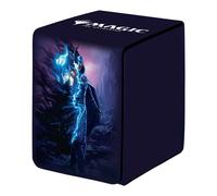 MTG Outlaws of Thunder Junction Printed Alcove Flip Deck Box featuring Jace, Reawakened
