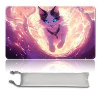 MTG PlayMat, 60 x 35 cm TCG PlayMat Stitched Edges Trading Card Game Play Mats with Storage Bag Smooth Rubber Surface Fighting Play Mat (MTG Set 40-5,No Zone)