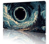 MTG Playmat Magic Card Playmat Game Mat,TCG & CCG Card Games Mat with Free Storage Bags Size 24 x 14 Inches (No with Zones,Eye)