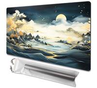 MTG Playmat Size 24x14in Free Storage Bags Non-Slip Backing, Ideal for Card Game Enthusiasts TCG Playmat (Autumn Dream-No Deck)