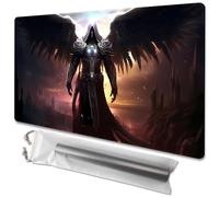 MTG Playmat Size 24x14in Free Storage Bags Non-Slip Backing, Ideal for Card Game Enthusiasts TCG Playmat and CCG OCG DTCG PTCG Play mats 10 (Archangel, No with Zone)