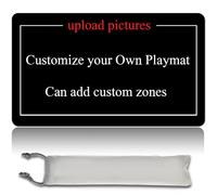 MTG Playmat Size 24x14in Free Storage Bags Non-Slip Backing Printing, Ideal for Card Game Enthusiasts TCG Playmat Mouse Pad,Shadow Dragon