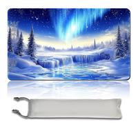 MTG Playmat TCG Playmat Board Game Card Game Trading Card Game Playing Mat Desk Mat Original Hand Painted Sewn Edges Smooth Surface Rubber Base 60 x 35 cm (MTG Set 44-9,No Zone)