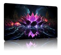 MTG Playmat with Free Storage Bags MTG Game Mat 24 x 14 inches, TCG and Board Game Mat for Cards,Mousepad Desk Mats (Lotus 3-Regular)