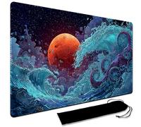 MTG Playmat,With Storage black Bag Szie 60 x 35CM , With Zone MTG playmat Stitched Edges Game Play Mat Trading Card Game Playmats Mouse Pad Smooth Rubber Surface TCG Game Mat (No Zone,13)