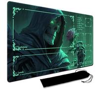 MTG Playmat,With Waterproof Storage black Bag Szie 60 x 35CM , With Zone MTG playmat Stitched Edges Game Play Mat Trading Card Game Playmats TCG Game Mat (With Zone,11)
