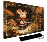 MTG Playmat,With Waterproof Storage black Bag Szie 60 x 35CM , With Zone MTG playmat Stitched Edges Game Play Mat Trading Card Game Playmats TCG Game Mat (With Zone,9)