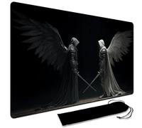 MTG Playmat,With Waterproof Storage black Bag Szie 60 x 35CM , With Zone MTG playmat Stitched Edges Game Play Mat Trading Card Game Playmats TCG Game Mat (No Zone,1)