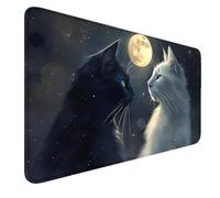 MTG Playmat with Zones Stitched Edges, Non-slip Rubber Bottom MTG Playmats, Smooth Rubber Surface Battle TCG Playmat 24" x 14" Halloween Mouse Pad MTG Mats+ Storage Bag
