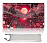 MTG Premium XXL Gaming Mat (60 x 35 cm) - High-Resolution Fantasy Design - Non-Slip Rubber Mat for TCG/CCG/MTG (with Zone, mtg50-3)