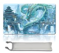 MTG Premium XXL Gaming Mat (60 x 35 cm) - High-Resolution Fantasy Design - Non-Slip Rubber Mat for TCG/CCG/MTG (with Zone, mtg50-2)