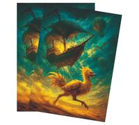 MTG Sleeves by Arcanum Industries, 103 Matte Card Sleeves for Magic The Gathering & TCG - Premium Shuffle Feel & Borderless Art with Black Interior (Steampunk Fantasy)