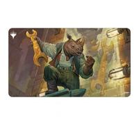 MTG Streets of New Capenna Playmat G featuring Workshop Warchief