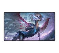 MTG Tarkir: Dragonstorm Black Stitched Playmat Jeskai featuring Shiko, Paragon of the Way