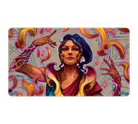 MTG The Lost Caverns of Ixalan Playmat featuring Saheeli, the SunÕs Brilliance