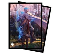 MTG Wilds of Eldraine Deck Protector Sleeves featuring Will, Scion of Peace (100)