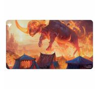MTG Wilds of Eldraine Playmat featuring Restless Bivouac