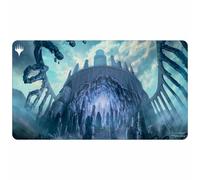 MTG Wilds of Eldraine Playmat featuring Restless Fortress