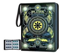 MTGPRO Trading Card Binder,9 Pocket Card Binder with Sleeves 720 Double Sided Pocket Premium Collector Card Album,Card Collection Folder for MTG,TCG,Yugioh,Game Cards (Yellow)