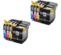 MTGUIWF Compatible Ink Cartridge Compatible With LC569 LC565 Series Compatible With MFC-J2310 J2510 J3520 J3720(2 Sets 8 PCS)
