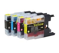 MTGUIWF Compatible Ink Cartridge LC1240 LC77 LC73 LC79 LC1220 Compatible With MFC-J430W J6910DW J6710DW J5910DW J6510DW J435W J810DN Printer(1 SET(4PCS))