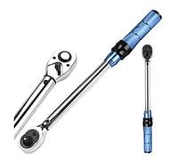 MTHCKXJBSUZ Digital Torque Adapter, 1/4 Inch 5-25N.m Torque Key Wrench Tool Square Drive Two-Way Precise Preset Mirror Polish Spanner