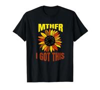 MTHFR I Got This Gene Mutation Awareness Sunflower Women Value Graphic T-Shirt, Men, Black, L