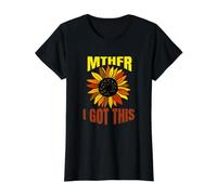 MTHFR I Got This Gene Mutation Awareness Sunflower Women Value Graphic T-Shirt, Women, Black, S