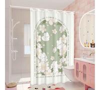 MTHGH Folding door curtain,With telescopic rod,Home Room Darkening Door Curtains,Privacy Pleated Folding Curtain With Magnetic Closure Closet Door Curtains(03,W 100*H 180cm)